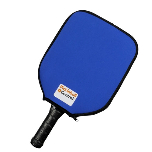 Neoprene Paddle Cover 2.0 comes in blue or gray with zipper closure.