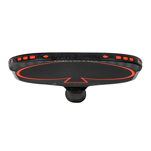 Kinetic Black Ace Pro Carbon Fiber Paddle by ProKennex Pickleball. Featuring an 11 millimeter thick polypropylene honeycomb core and 15.8 inch overall length