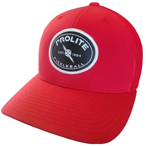 Sleek Legacy PROLITE trucker-style hat with brand patch logo on the front, available in 5 colors