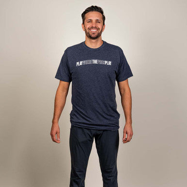 Front view of the PPA Pros Comfy T-Shirt - Unisex - Sapphire