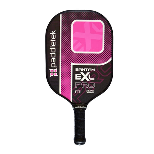 Bantam EX-L Pro, choose from two grip sizes in aqua, blue red, pink.
