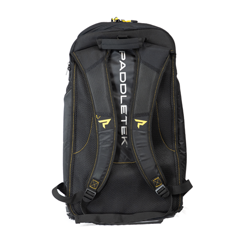 Paddletek Pickleball Tour Backpack features multiple compartments for all your pickleball gear.