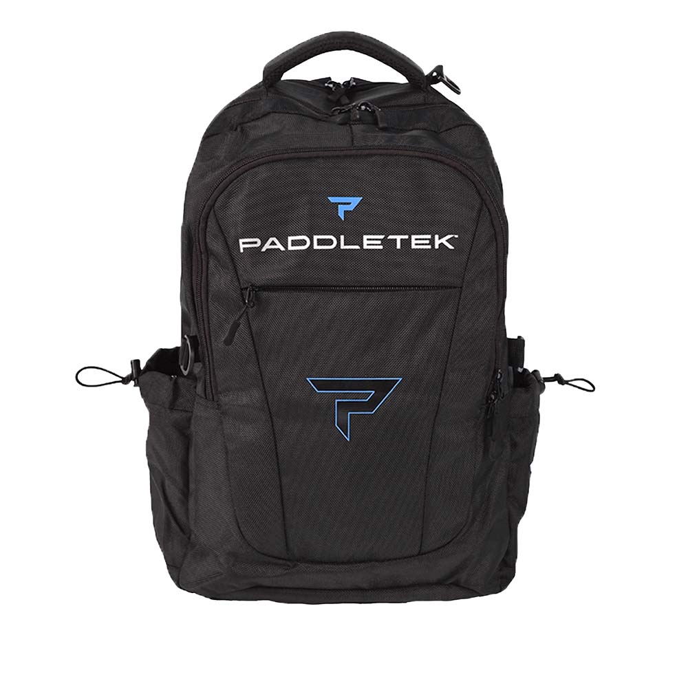Front view of Paddletek Sport Pickleball Backpack in Blue.