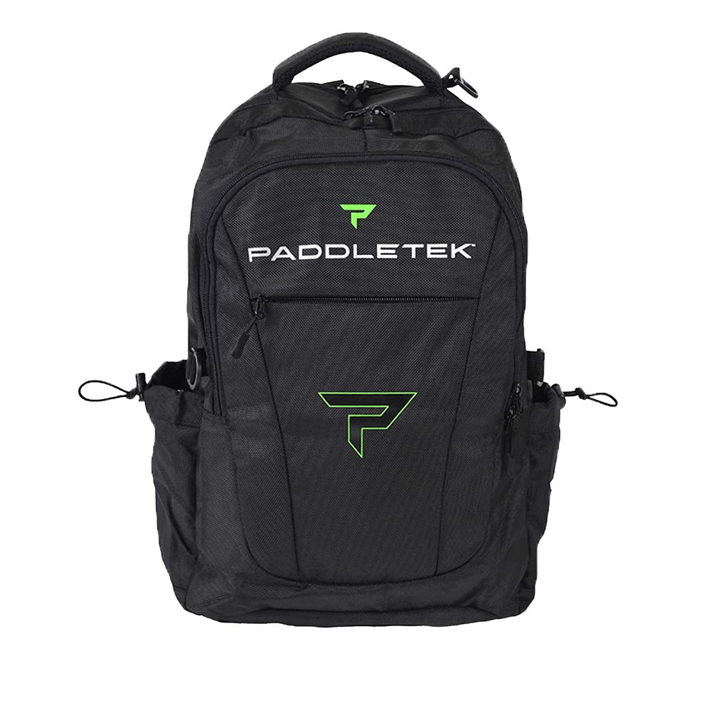 Front view of Paddletek Sport Pickleball Backpack in Green.
