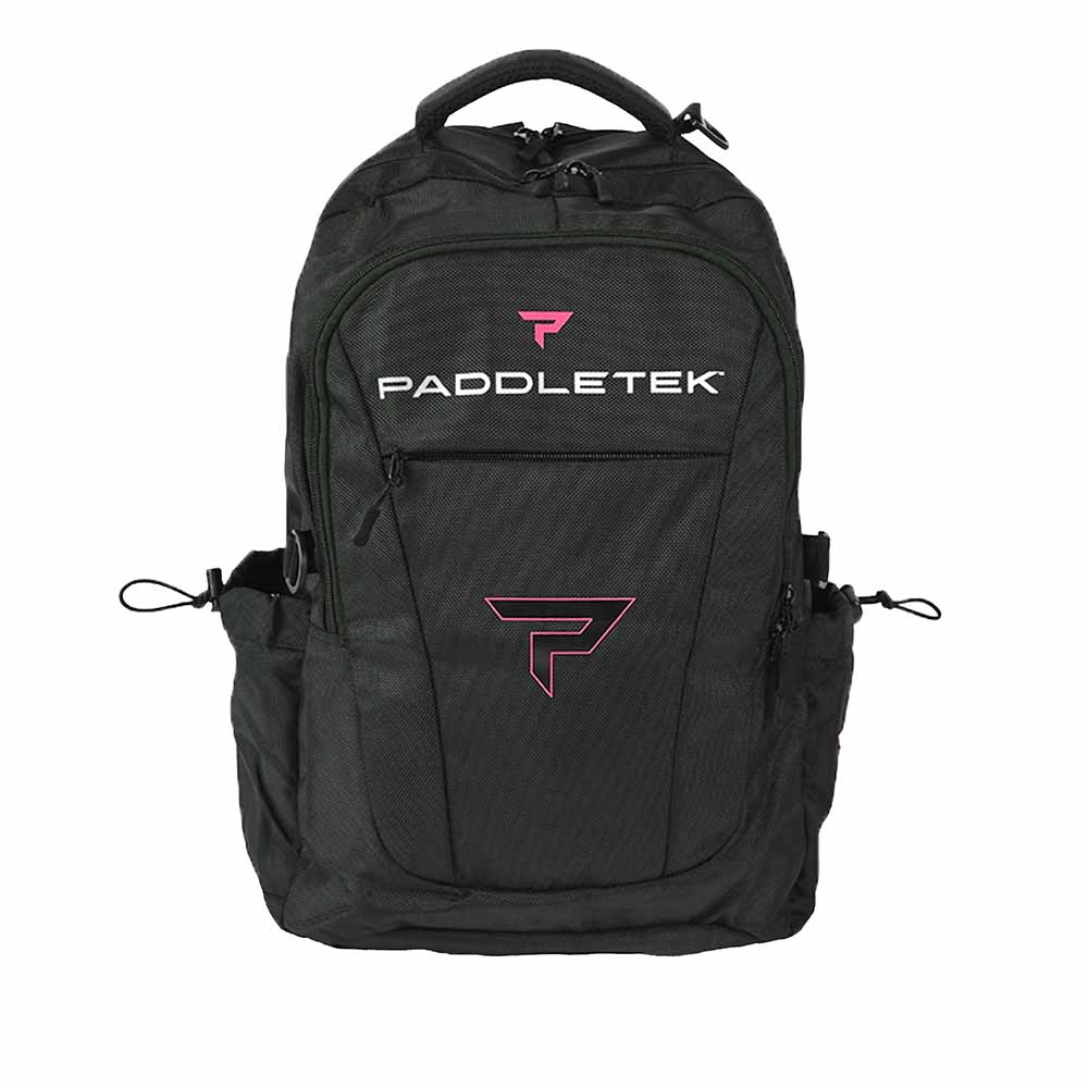Front view of Paddletek Sport Pickleball Backpack in Pink.