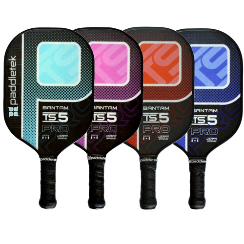 Bantam TS-5 Pro Composite Paddle, choose from two grips, two weights and four colors.