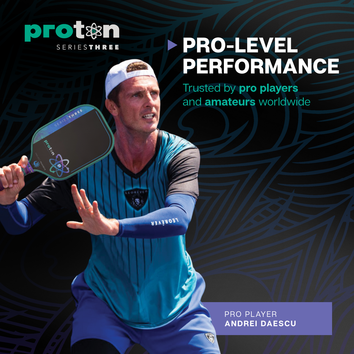 Proton Series Three Project Peacock  13mm Widebody Pickleball Paddle