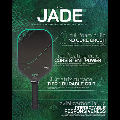 RPM Jade Elongated Pickleball Paddle