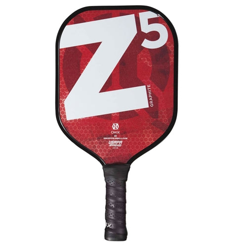 Graphite Z5 Paddle, eye-catching design in eight colors options, black cushion grip