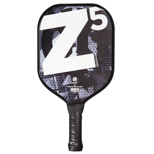 Graphite Z5 Paddle, eye-catching design in eight colors options, black cushion grip