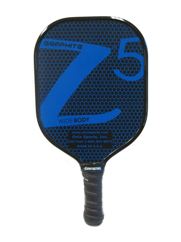 Graphite Z5 Paddle, eye-catching design in eight colors options, black cushion grip