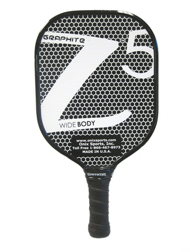 Graphite Z5 Paddle, eye-catching design in eight colors options, black cushion grip