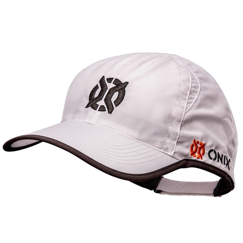 Stylish Premier Lite Adjustable Pickleball Hat by ONIX, available in black, orange and white.