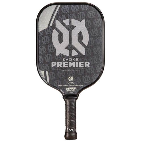 Evoke Pro Composite Paddle featuring Onix Superior Tacky grip, available in 5 colors
