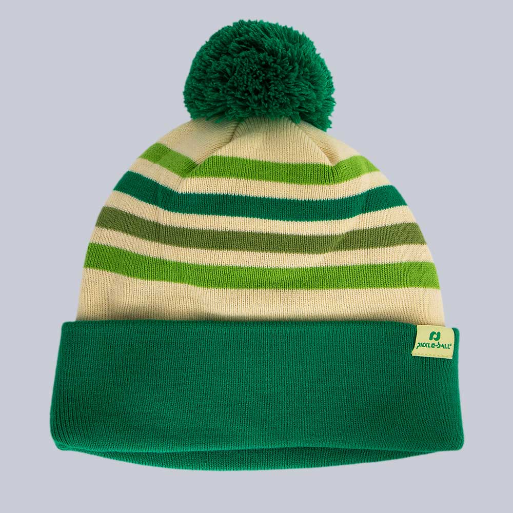 Heritage Pickle-ball Jacquard Pom Beanie