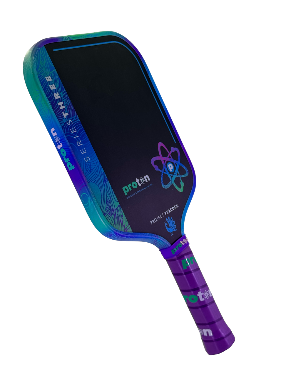 Proton Series Three Project Peacock  13mm Widebody Pickleball Paddle