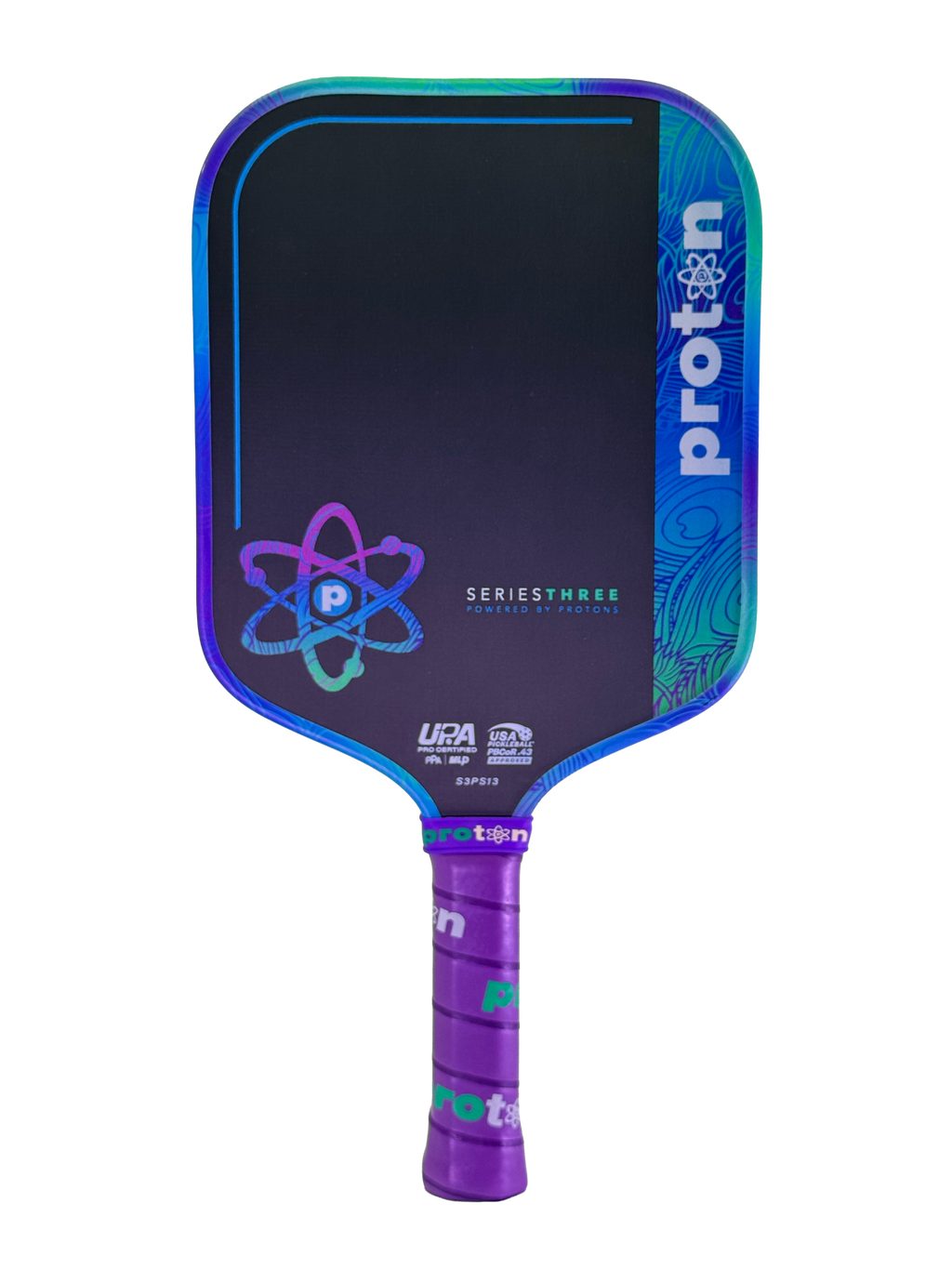 Proton Series Three Project Peacock  13mm Widebody Pickleball Paddle