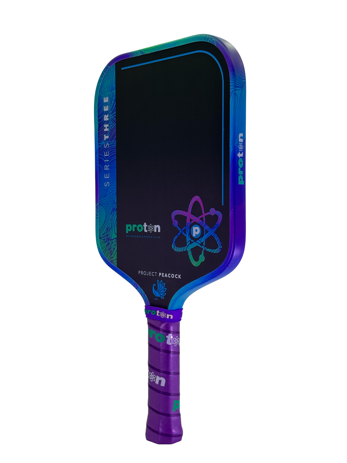 Proton Series Three Project Peacock 15mm Widebody Pickleball Paddle