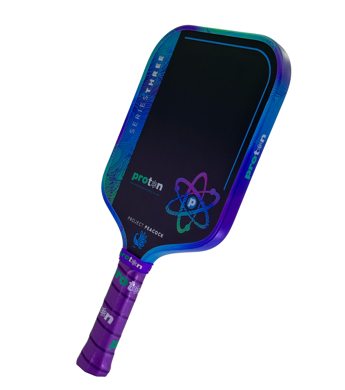Proton Series Three Project Peacock 15mm Widebody Pickleball Paddle